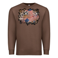 Chestnut 4th of july background Premium Sweatshirt - BundleAndBundleShop