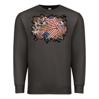Smoke 4th of july background Premium Sweatshirt - BundleAndBundleShop