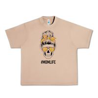 Burro Yellow Flower on Pink Background Mom Skull Urban Heavy Tee - Bettercallsaul