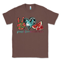 Chestnut peace love watermelon Classic Tee - SublimationCraftShop