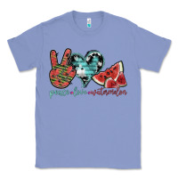 Colony Blue peace love watermelon Classic Tee - SublimationCraftShop