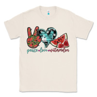 Natural peace love watermelon Classic Tee - SublimationCraftShop