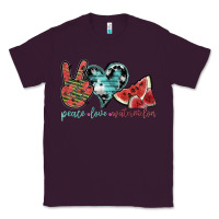 Plum peace love watermelon Classic Tee - SublimationCraftShop