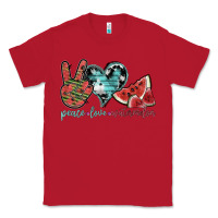 Red peace love watermelon Classic Tee - SublimationCraftShop