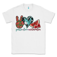 White peace love watermelon Classic Tee - SublimationCraftShop