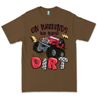 Cacao on weekends we wear dirt Premium Tee - MaliasSmallBusiness