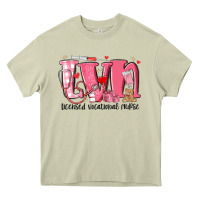 Mossy lvn licensed vocational nurse valentine's day Heavy Core Tee - MaliasSmallBusiness