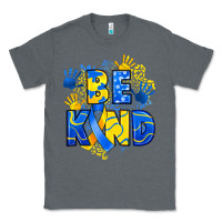 Charcoal Heather down syndrome be kind Classic Tee - Artiststas