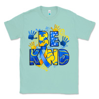 Seafoam down syndrome be kind Classic Tee - Artiststas