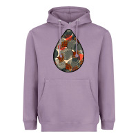 Lavender african fabric pattern teardrop earrings Heavyweight Hoodie - BundleAndBundleShop