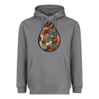 Storm african fabric pattern teardrop earrings Heavyweight Hoodie - BundleAndBundleShop