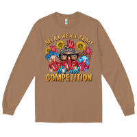 Toasted Coconut Relax We All Crazy It's Not Competition Long Sleeve Tee - texasbilliewilder