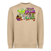 Mushroom eat drink and be scary Heavyweight Sweatshirt - CowGirlArtShop