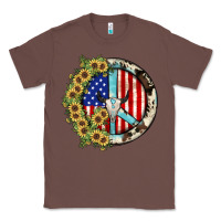 Chestnut Peace sign Classic Tee - JahusDesignShop