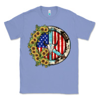 Colony Blue Peace sign Classic Tee - JahusDesignShop
