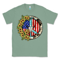 Sage Peace sign Classic Tee - JahusDesignShop