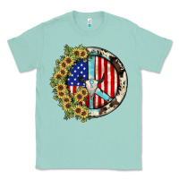 Seafoam Peace sign Classic Tee - JahusDesignShop