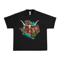 Black texas longhorn texas map Urban Heavy Tee - JahusDesignShop