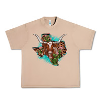 Burro texas longhorn texas map Urban Heavy Tee - JahusDesignShop