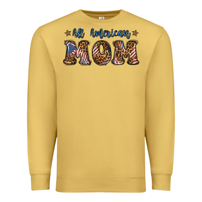 All American Mom Premium Sweatshirt by BundleAndBundleShop | Teevron
