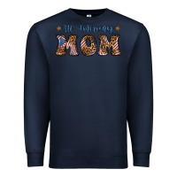 Navy all american mom Premium Sweatshirt - BundleAndBundleShop