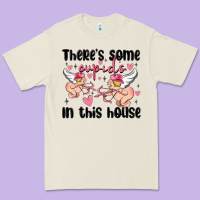 There's Some Cupid's In This House Premium Tee Designed By Maliassmallbusiness