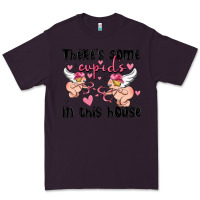 Plum there's some cupid's in this house Premium Tee - MaliasSmallBusiness