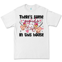 White there's some cupid's in this house Premium Tee - MaliasSmallBusiness