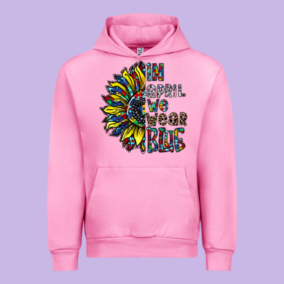 Autism Sunflower Urban Hoodie Designed By Cowhidedigitalart