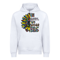 White autism sunflower Urban Hoodie - CowhideDigitalArt