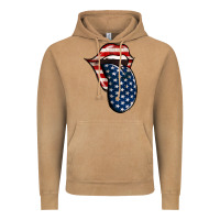 American Toungue For 4th Of July Vintage Hoodie | Teevron