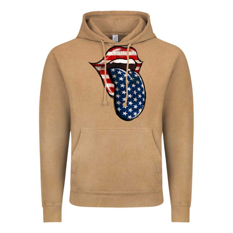 American Toungue For 4th Of July Vintage Hoodie by Bettercallsaul | Teevron
