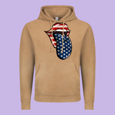 American Toungue For 4th Of July Vintage Hoodie Designed By Bettercallsaul