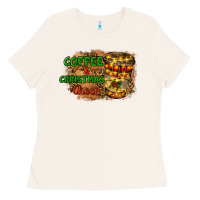 Bone coffee and christmas cheer Ladies Tee - RanaPortraitStore