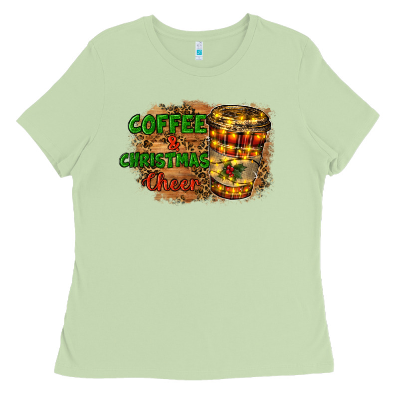 Coffee And Christmas Cheer Ladies Tee by RanaPortraitStore | Teevron