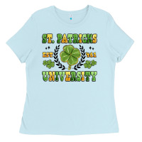 Baby Blue st. patricks university Ladies Tee - MaliasSmallBusiness