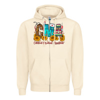 Sandshell CMA Certified Medical Assistant Zipper Hoodie - FaDigitalArtStudio