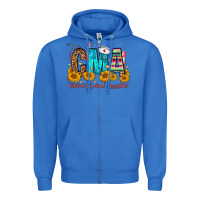 True Royal CMA Certified Medical Assistant Zipper Hoodie - FaDigitalArtStudio