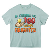Arona my students 100 days brighter Heavy Core Tee - MaliasSmallBusiness