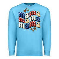 Ocean Blue american mama Premium Sweatshirt - BundleAndBundleShop