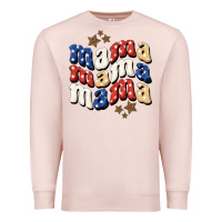 Pale Pink american mama Premium Sweatshirt - BundleAndBundleShop