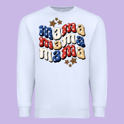 American Mama Premium Sweatshirt Designed By Bundleandbundleshop