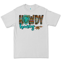 Western Howdy Honey Arrow Gemstone Premium Tee | Teevron