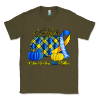 Army Green october we wear blue and yellow with pumpkins Classic Tee - Artiststas