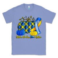 Colony Blue october we wear blue and yellow with pumpkins Classic Tee - Artiststas