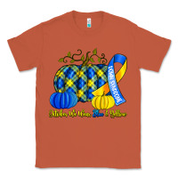 Copper october we wear blue and yellow with pumpkins Classic Tee - Artiststas
