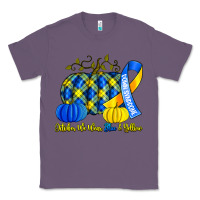Lavender october we wear blue and yellow with pumpkins Classic Tee - Artiststas
