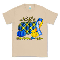 Mushroom october we wear blue and yellow with pumpkins Classic Tee - Artiststas