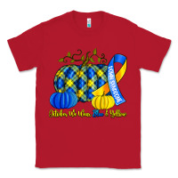 Red october we wear blue and yellow with pumpkins Classic Tee - Artiststas