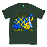 Sports Green october we wear blue and yellow with pumpkins Classic Tee - Artiststas